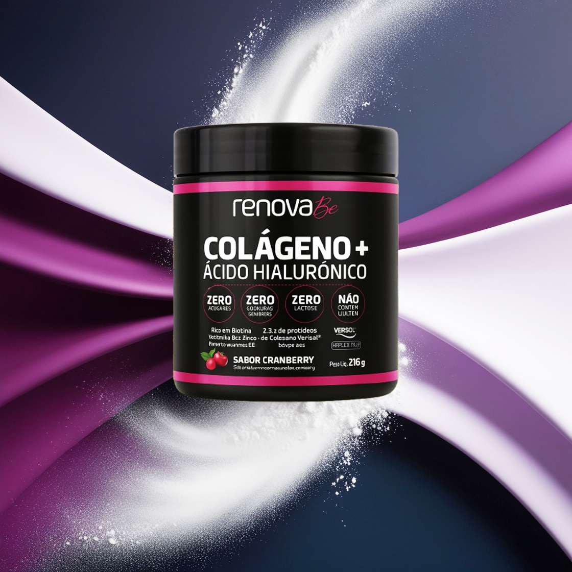 🌸💧 RenovaBe Colágeno + Ácido Hialurónico | Hidratación y juventud