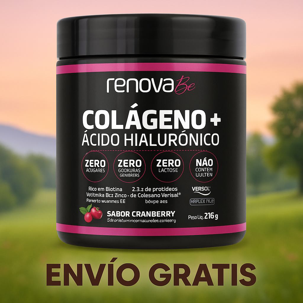 🌸💧 RenovaBe Colágeno + Ácido Hialurónico | Hidratación y juventud