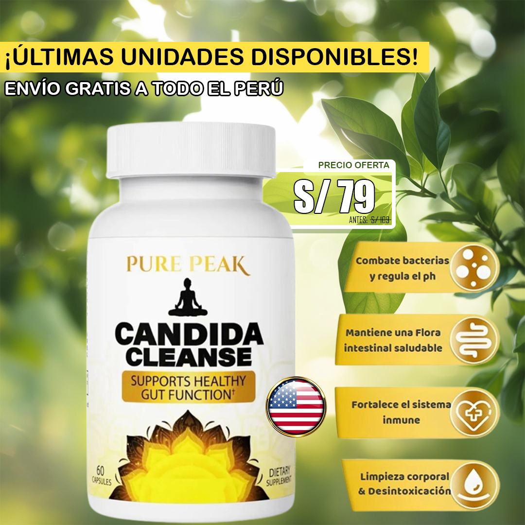 🌿Candida Cleanse® Limpieza Interna para una Vida Sana y Ligera